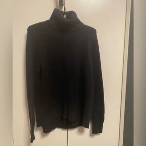 J Crew Black Turtle Neck Sweater Size S